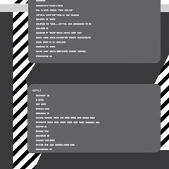 Fototapeta premium Black and white abstract layout with text and stripe design elements