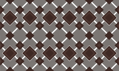 seamless pattern brown with geometric shapes.