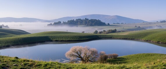 lake in the mountains