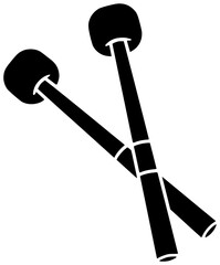 drum illustration music silhouette instrument logo percussion icon stick outline rhythm sound drumstick beat play musical drummer equipment band shape and vector graphic background