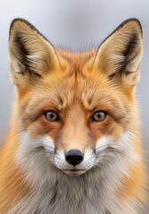 Close-up Portrait of a Red Fox