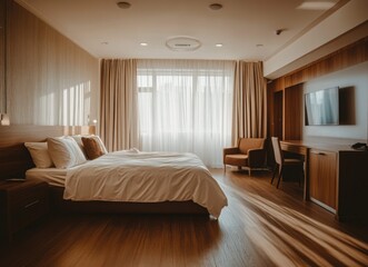 interior of a hotel room