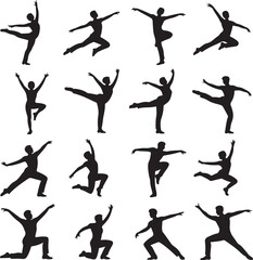 Multi-Pose Human Silhouette Vector Bundle

Fitness, Yoga & Dance Silhouette Collection

Dynamic Human Action Poses Vector Set

Sports, Exercise & Meditation Silhouette Pack

Active People Movement Sil