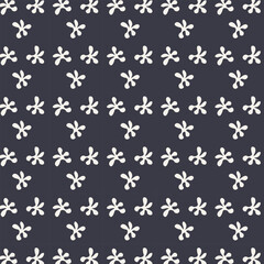 White Floral Diagonal Pattern – Seamless Abstract Petal Design on Dark Background for Textile, Wallpaper, and Packaging