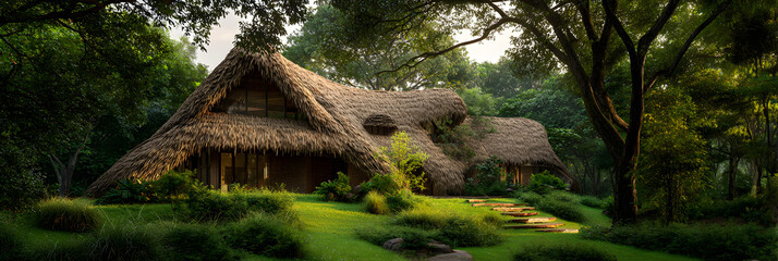 Traditional Thatch Roof Hose: A Harmonious Blend of ature and Architecture