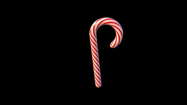 3D Candy Cane Loop