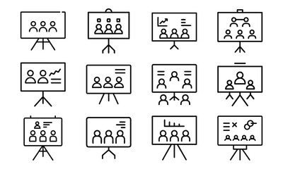 Education and School Line Icons Set – Stars, Tree, Eraser, Exam Paper, Classroom, Uniform, Microphone, Piano, Glasses, Rocket, Solar System, and Study Desk Outline Symbols