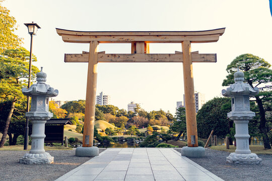 Fushimi Inari Shrine Torii Gates in Kyoto, Japan - Powered by Adobe