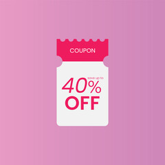 pink sale tag