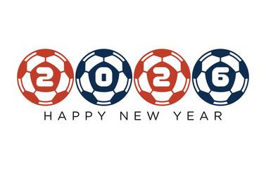 

Modern Happy New Year 2026 Vector Illustration, High Resolution Vector art, Stylish, Elegant, Simple,