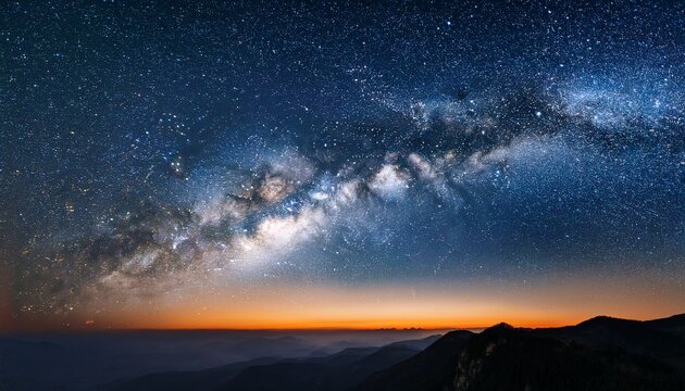 detailed view of the milky way galaxy against a backdrop of stars