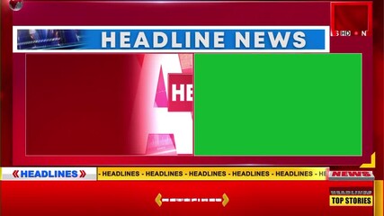 Dynamic news broadcast template with vibrant colors perfect for breaking headlines and top stories segments on television
