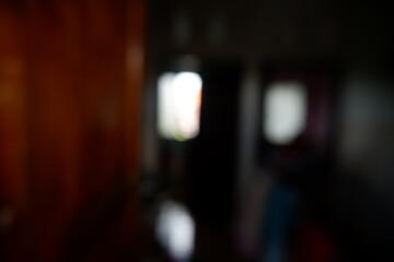 blurry background indoor place