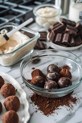 The Artful Process of Makig Homemade Chocolate Truffes