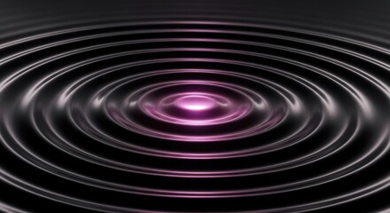 Abstract Glowing Pink Ripple Effect