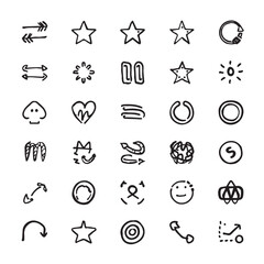 set of icons for web