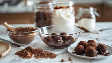 The Artful Process of Makig Homemade Chocolate Truffes