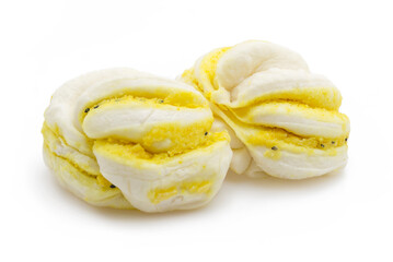 Traditional Chinese Steamed Twisted Rolls with Ghee and Herbs &ndash; Savory Asian Pastry