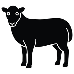 sheep vector icon