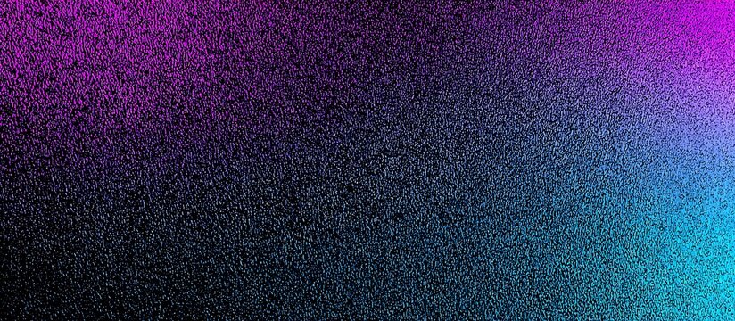 Abstract background with glittering particles in purple and turquoise gradient
