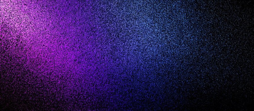 Abstract background with sparkling particles in gradient purple and blue colors