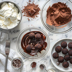 The Artful Process of Makig Homemade Chocolate Truffes