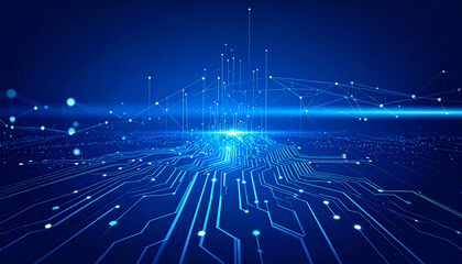 Obraz premium Abstract Technology Network