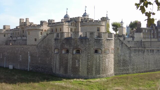 Historic Tower of London on a Bright Day