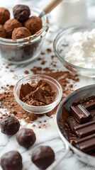 The Artful Process of Makig Homemade Chocolate Truffes