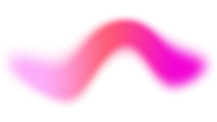 Pink gradient wavy abstract element with noise texture