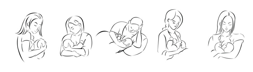 braestfeeding illustration design