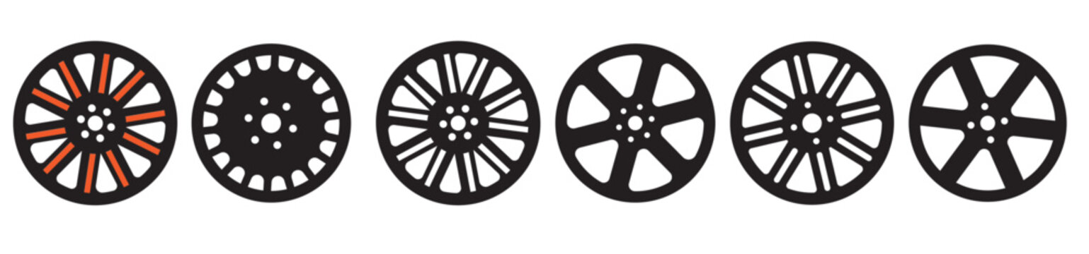 car rim icon vector illustration