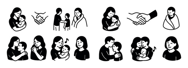 Isometric Tenderness Icons