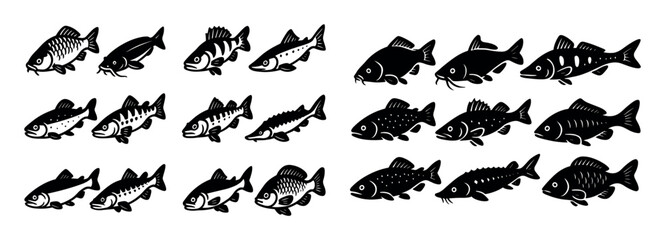 Freshwater Fish Icons
