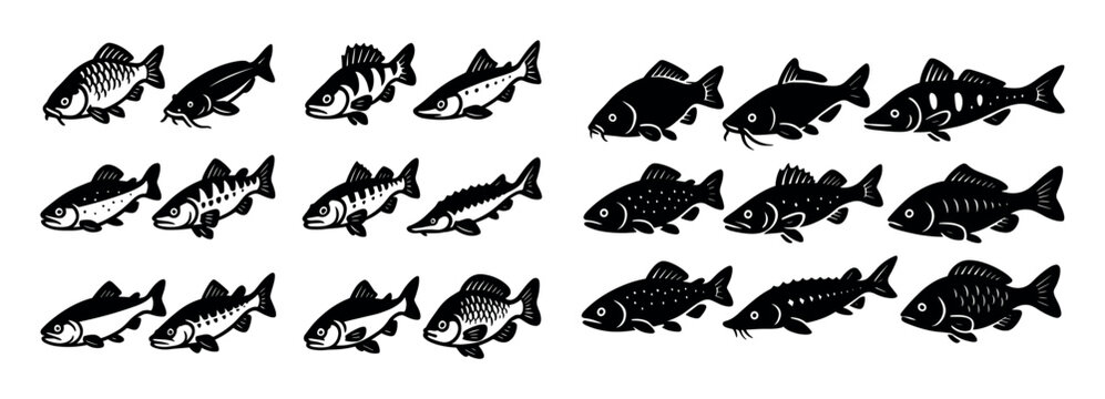 Freshwater Fish Icons