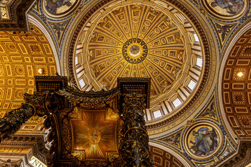 Fototapeta premium Bazylika Świętego Piotra; łac. Basilica Sancti Petri) – rzymskokatolicka bazylika . 