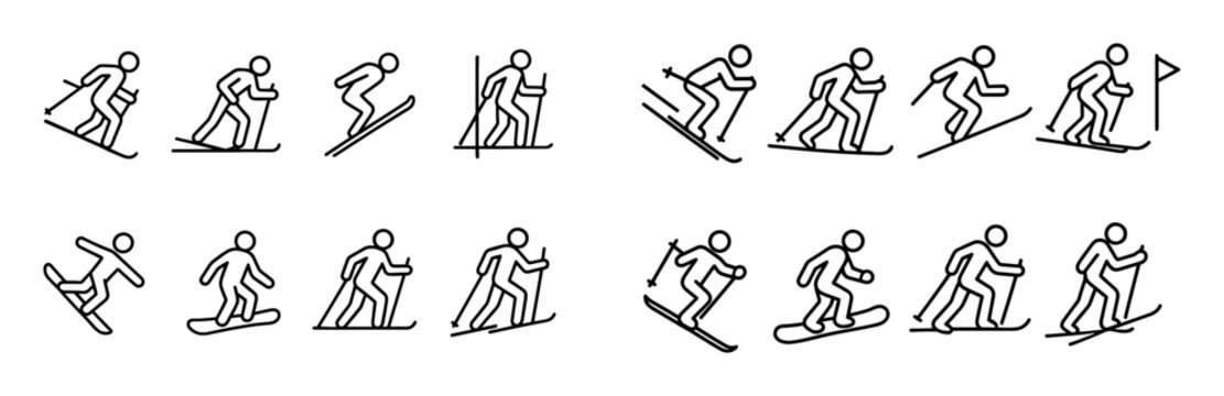 Winter Sports Icons