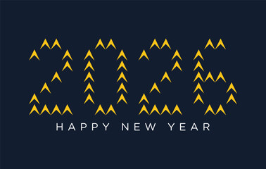 

Modern Happy New Year 2026 Vector Illustration, High Resolution Vector art, Stylish, Elegant, Simple,