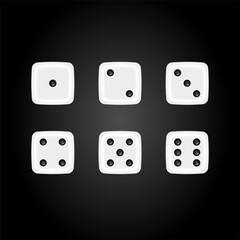 Dices graphic resourses for  casino o gambling related designs