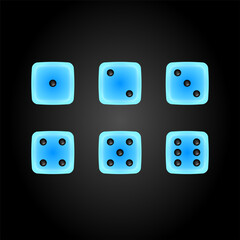 Dices graphic resourses for  casino o gambling related designs