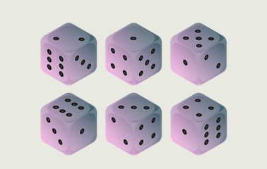 Dices graphic resourses for  casino o gambling related designs