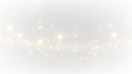 Gold Glitter Sparkle Overlay PNG on transparent background
