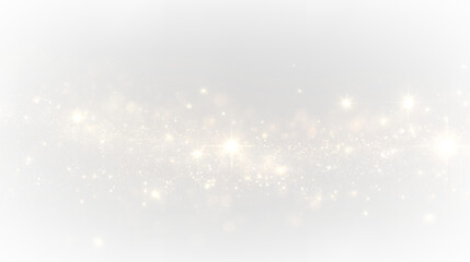 Gold Glitter Sparkle Overlay PNG on transparent background