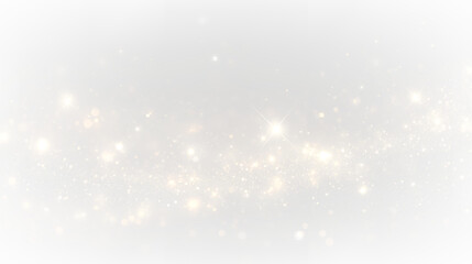 Gold Glitter Sparkle Overlay PNG on transparent background