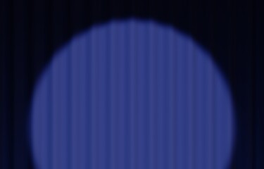 背景素材_幕とスポットライト_青