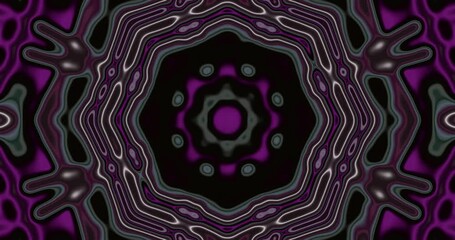 Enhanced tunnel video loop creating a mesmerizing experience with vibrant shapes and colors