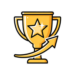Trophy icon representing success and achievement.