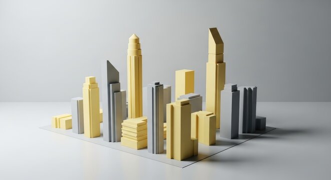 BUILDING CITY MODEL, city, MODEL BUILDINGS, MODEL MODELS, vector, building, drawing, graphic, finance, design, symbol, growth, urban, architecture, 3D, cityscape, buildings