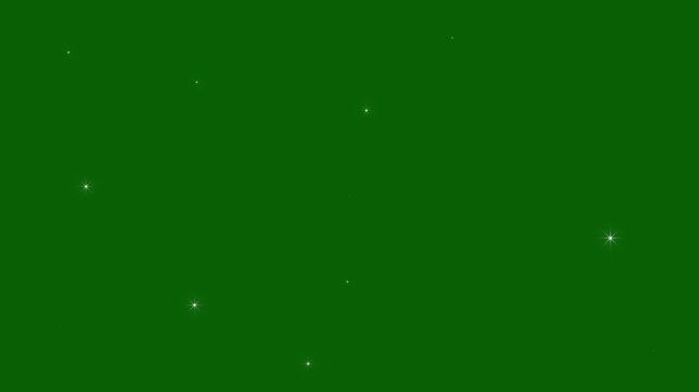 Glowing shining star bursts. doodle cartoon animation blinking with glitter effects, starry night doodles, pop-up fx explosions, alpha channel, black screen. 4K animation