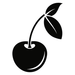 Cherry Stem Silhouette